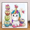DIY алмазная живопись мультфильм Сова вышивка крестиком комплект мозаика искусство алмазная живопись полный круг/квадратный алмаз украшение дома