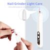 TEWIRROW Электрическая дрель для ногтей, портативный маникюрный набор, шлифовальная машинка для ногтей, пилка для полировки и формирования ручки, набор для педикюра для удаления геля