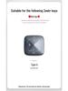 Bluetooth Брелок-Ключница для Zeekr JiKe 007 - Автоаксессуар, Чехол, Пряжка и Мужская Сумка