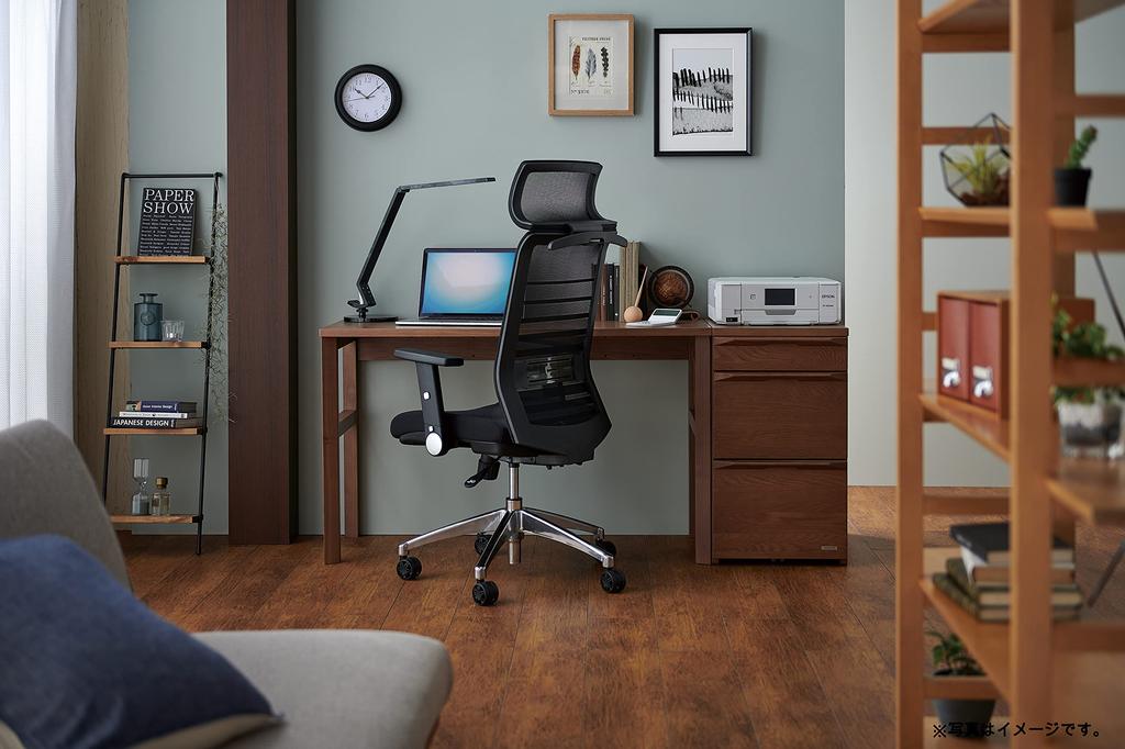 KOIZUMI Эргономичное кресло Черное Офисное Учебное Игровое кресло Вращающийся подлокотник W680 x x Высота сиденья/локтя JG6-101BK Размер D675~730 H1180~1270мм Высота