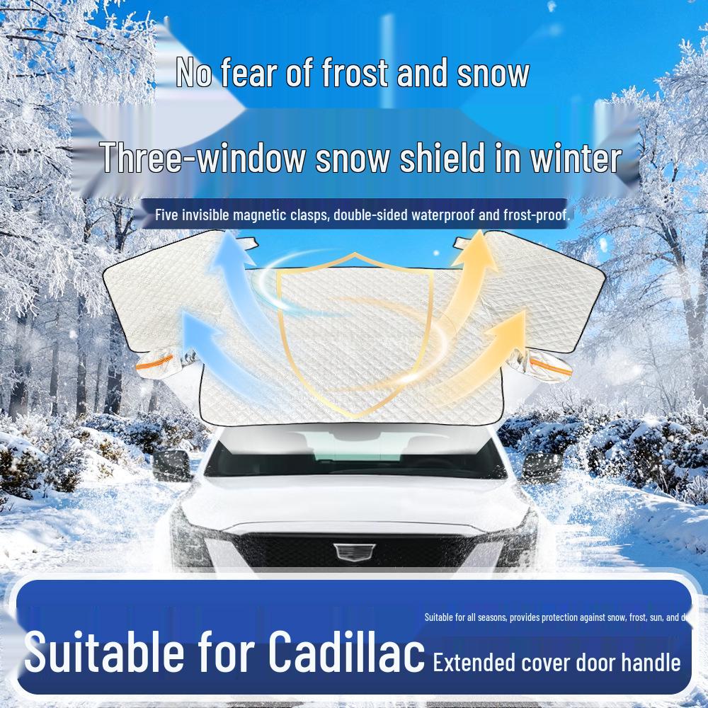 Солнцезащитный козырек для Cadillac XT6/XT5/CT4/CT5: Чехол на лобовое стекло и снег