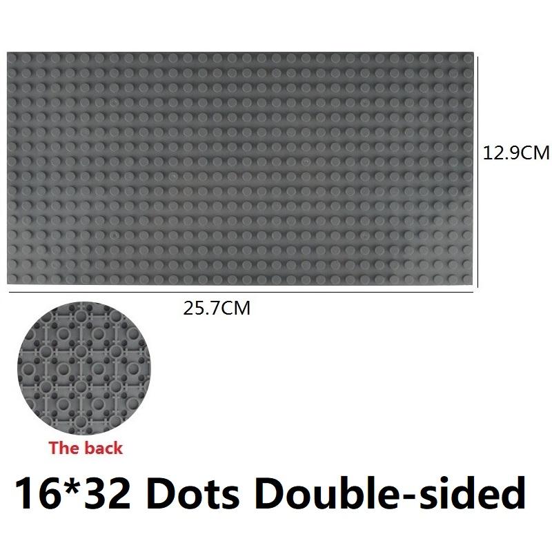 Single Double Sided Building Plates 32X32 16X16 16X32 Dots Diy Simulated Scene Building Block Base Compatible With Major Brands