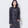 Fashion Women Lightweight Raincoat Poncho Ladies Waterproof Long Slim Raincoats Adults Outdoor Rain Jacket Hiking Windproof Rain Coat With Belt