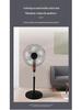 Compact Electric Floor Fan, Quiet Vertical Air Circulator, Removable & Washable for Home or Dorm Use