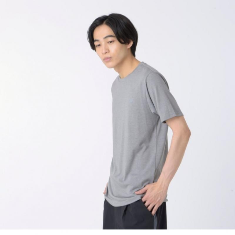 New Balance Short Sleeve Tee Lqj Nbnefcog01 15 Sports Essential Heathertech Short Sleeve Tee