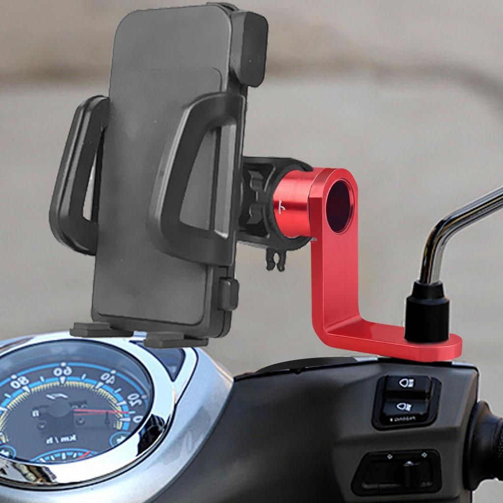 Motorcycle Rear View Holder Bracket, Motorcycle Back View Fixed Bar | Aluminum Alloy Motorcycle