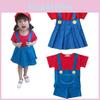 Костюмы Супер Марио Брос Косплей Шоу Набор Для Детей со Стильным Мультяшным Дизайном
