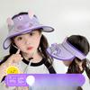 Children's Hat with Fan Sun Hat Empty Top Sun Protection Hat Boys and Girls New Summer Outdoor Sun Hat