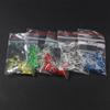 100pcs/lot LED Diode 3MM Super Bright F3 Light Emitting Diodes Assorted Kit White Red Yellow Blue Green