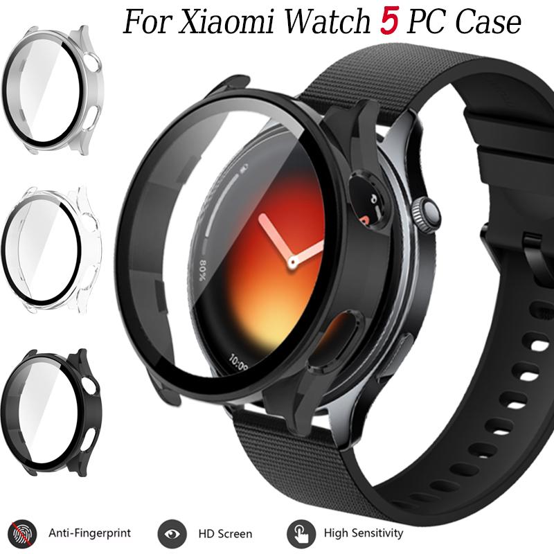 Интегрированный корпус и защитная пленка Для Xiaomi Watch 5 защитный чехол HD устойчивый к царапинам и ударам Для Xiaomi Watch 5 Аксессуары