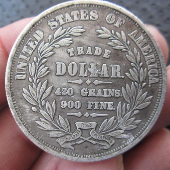 Памятная монета Old Morgan в долларах США 1872 года для коллекционирования валюты, литье под давлением