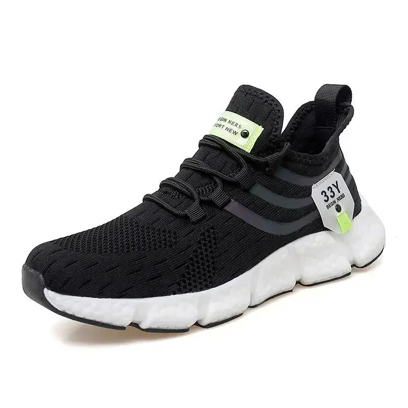 Leisure Men's Shoes Mesh Breathable Running Shoes Couple Tenis Masculinity Spring and Autumn Lightweight Walking Sports Shoes