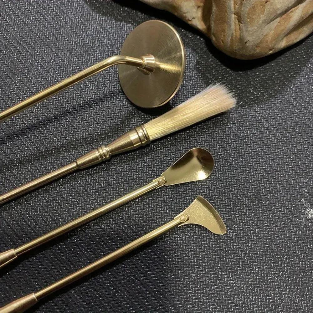 Brass Incense Spoon Thickened Ash Presser Fragrance Accessory Incense Shovel Home