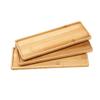 Bamboo Tray Decorative Bathroom Counter Tray Rounded Edges Bamboo Candle Holder Home Decor Countertop Organizer Holder for Soap