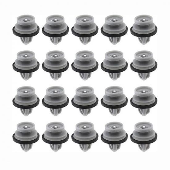 20pcs Rocker Panel Door Trim Molding Clips Retainer For Land Rover Defender 110