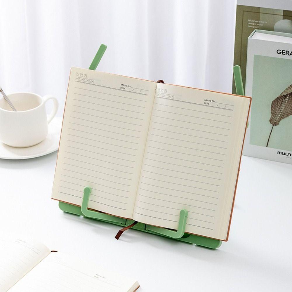 Fold Reading Rack Portable Book Shelf Multi-Function Book Stand  Organizer