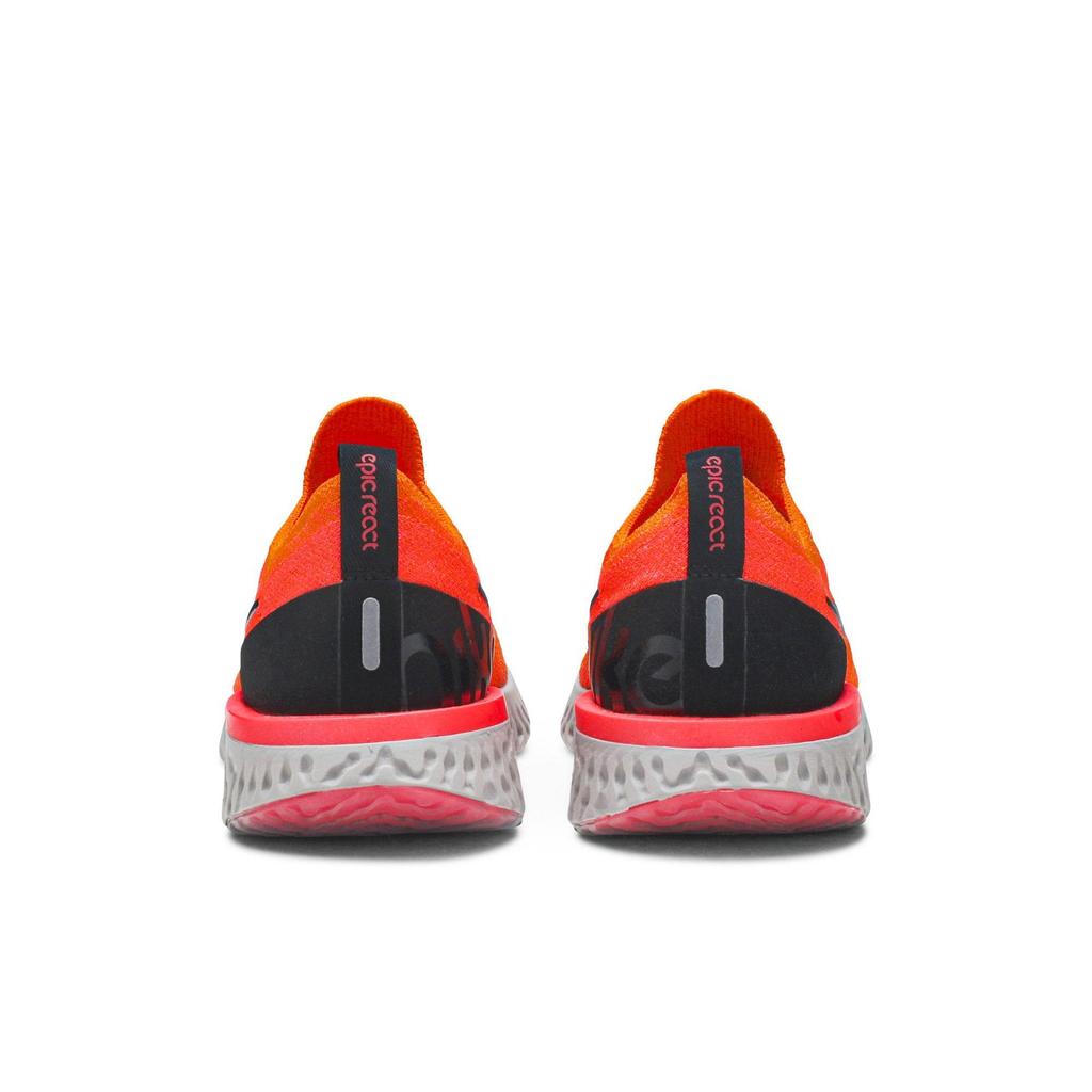 Nike Womens Epic React Flyknit 'Copper Flash' (women's sizes) Copper Flash / Black-Flash Crimson Running Shoes AQ0070 800