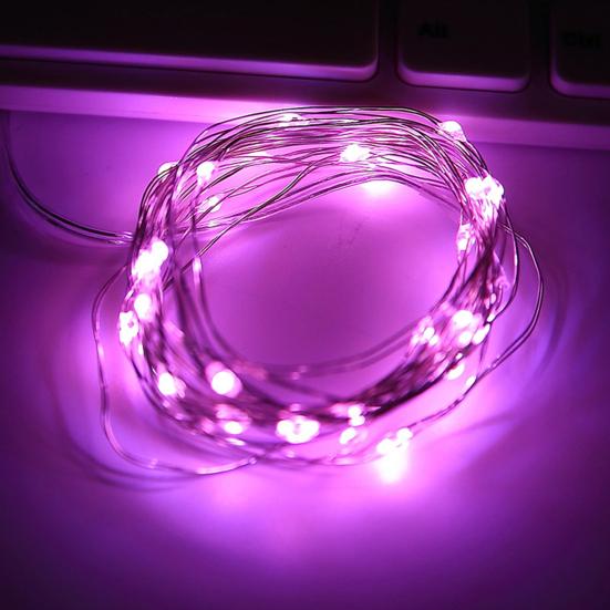 2/5/10 м Звездная струна Яркий гибкий световой провод Медная звездная струна Сказочный свет для свадьбы