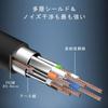 1m Veetop CAT8 LAN Cable Ultra High Speed Waterproof Flame Retardant Polishing Resistant Weather Resistant Metal Claw RJ45 Connector Gigabit 40Gbps