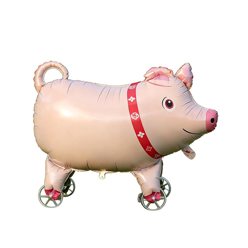 Алюминиевые фольгированные шары Мультяшный дизайн Шары с животными Шары-жирафы Стоячие шары Тема джунглей