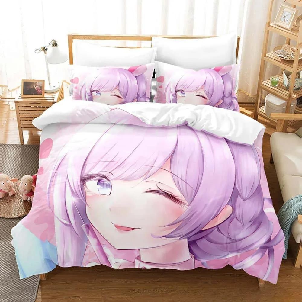 3D-принт аниме D4DJ All Mix Постельное белье Single Twin Full Queen King Size Bed Set Adult Kids Bedroom Duvet cover Sets Home Textile