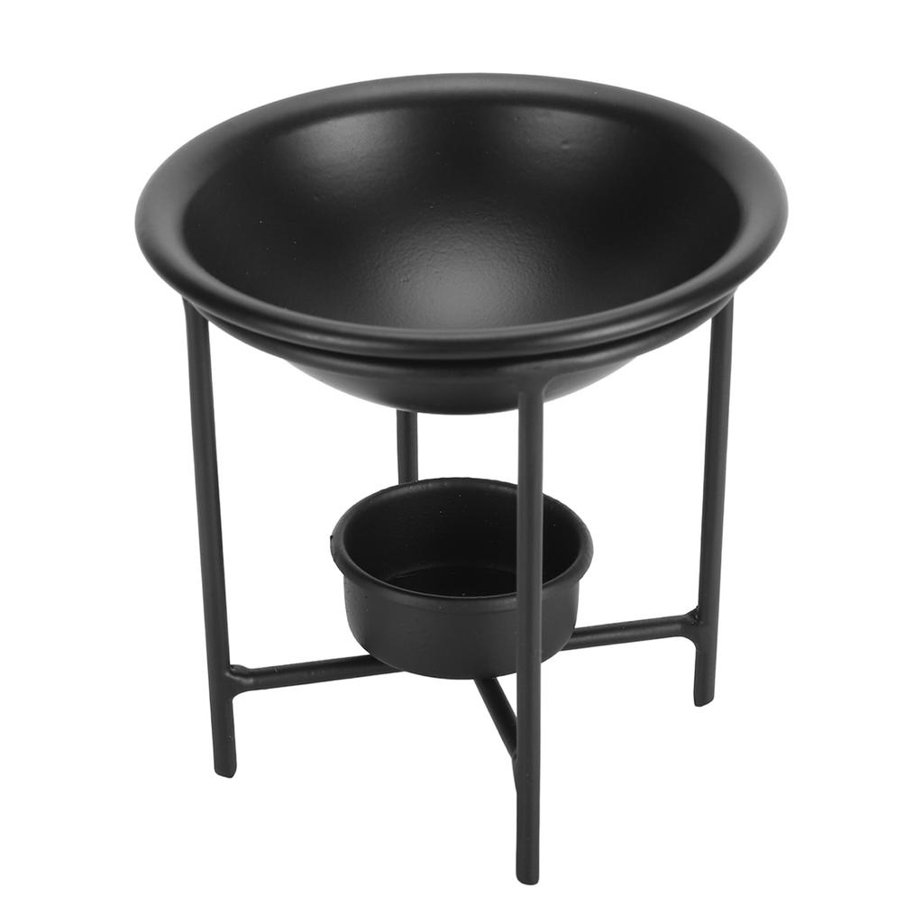 Аромалампа железная 100 мл многофункциональная с быстрой теплопроводностью для плавления воска 4 ножки