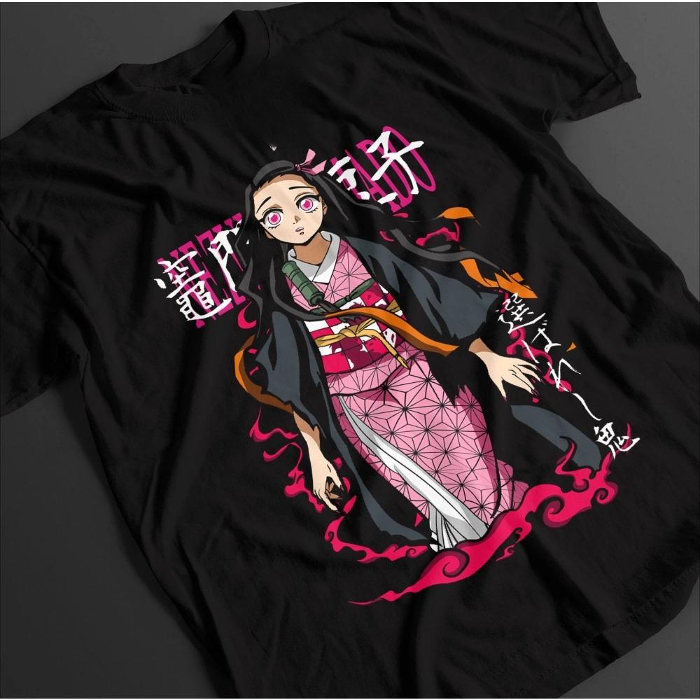 Devil Killer Shirt Nezuko Tshirt Mens Tshirt SpringSummer New Product Unisex Casual Tshirt