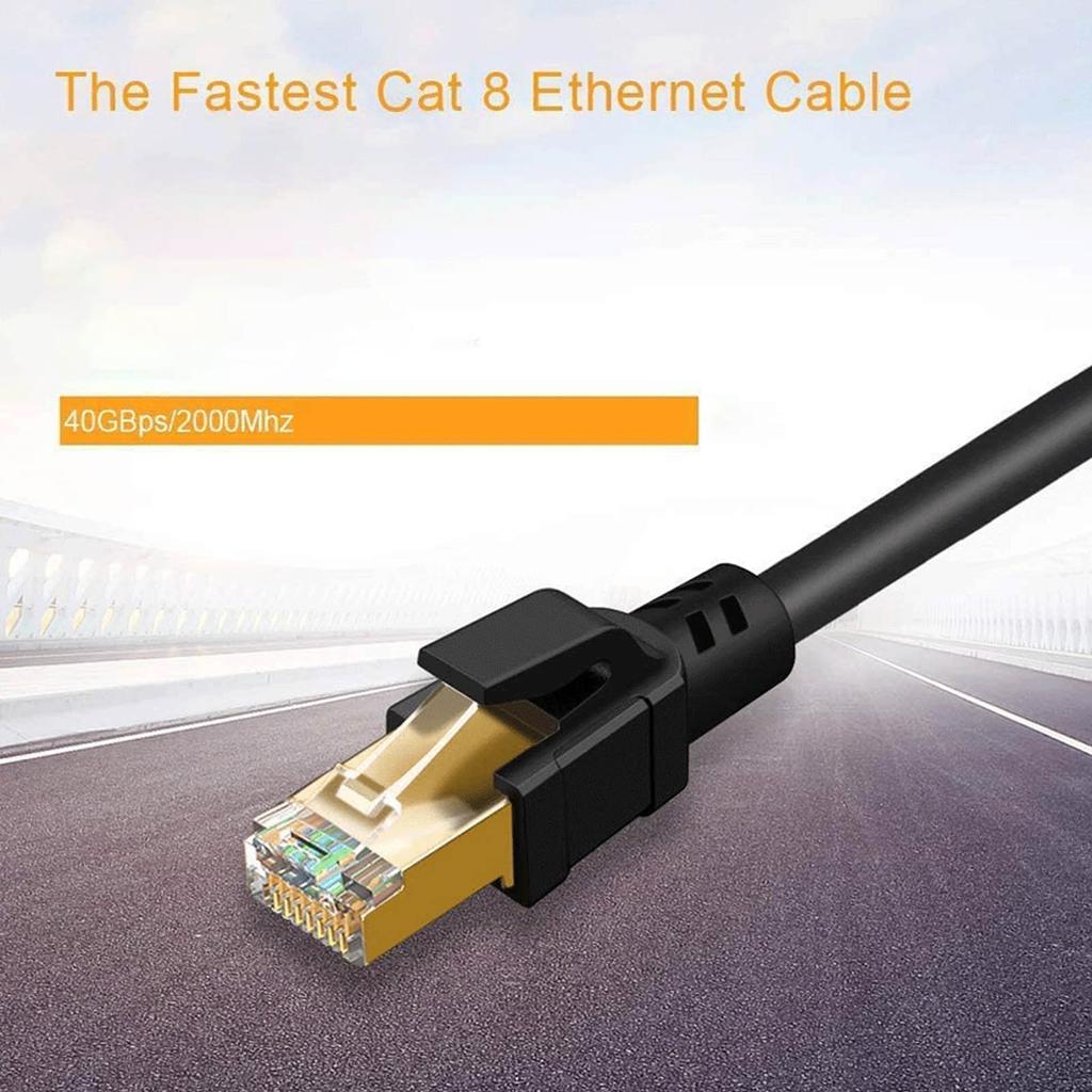 Ethernet-кабель Cat8 40 Гбит/с Скорость 2000 МГц Высокоскоростной интернет-кабель для ПК Роутера для для