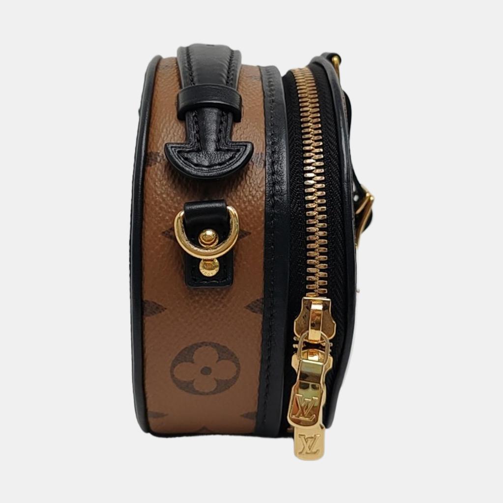 [Pre-Owned] Louis Vuitton Mini Boite Chapeau 'Brown Monogram Reverse Canvas' - Very Good #1IXSV4M