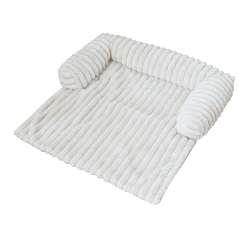 Plush Warm Cat Tunnel Nest with Removable Pad - Indoor Pet Bed