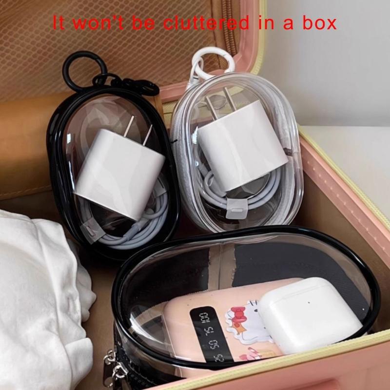 Portable and Sturdy Headphone Cord Organizers Easy To Use Travel Friendly Home Accessory Cable Storage Bag Organization