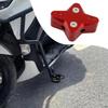 Aluminum Alloy Kickstand Sidestand Extension Enlarge Plate Pad, Motorcycle Side Stand Foot