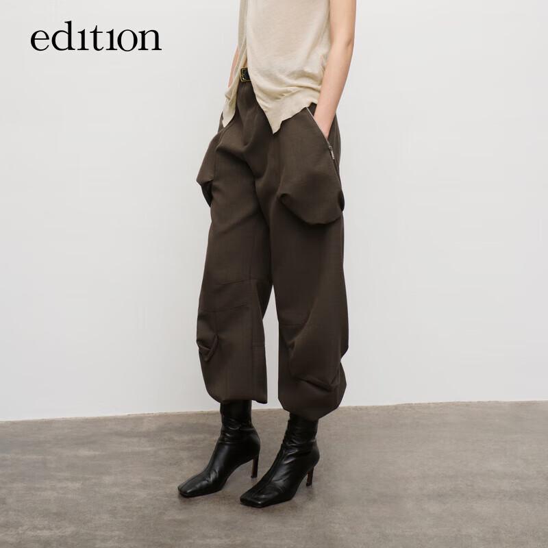 Женские брюки карго с высокой талией