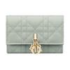 Мисс Подвеска Glycine Кошелек из кожи ягненка Женский кошелек Светло-золотой Свеже-зеленый S0966ONMJ-M605