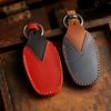 Genuine Leather Hand-Sewn Key Cover for Dongfeng Peugeot & Citroen DS