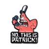 Cute Anime Brooch Set SpongeBob Metal Pins Squidward Patrick Burger Badge 6-Pack Cartoon Clothing Lapel Pin