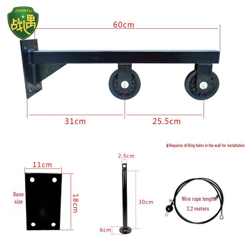 Wall-Mounted Pulley Cable Machine for Lat Pulldowns