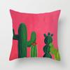Cactus Throw Pillow Cover Succulent Desert Plant Cushion  for Home Sofa Chair