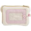 San-X Rilakkuma Plush Pass Case, Korilakkuma, PB72202, H95 x W145 x D35mm