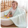 Ultra-Soft 6-Layer Bamboo Cotton Baby Bath Towel & Swaddle Blanket