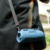 Silicone Speaker Case for JBL Flip 7 Waterproof Bluetooth-compatible Speaker Cover with Golf Cart Pole Fixing Protective Skin Carrying Case