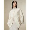 JZ Annakou Elegant Chinese Style 100% Wool Double-faced Short Coat