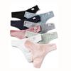 CINOON 3 шт./лот, хлопковые стринги с V-образной талией, трусики-стринги, нижнее белье, женские трусы, сексуальное женское белье, брюки с низкой посадкой, женское интимное белье
