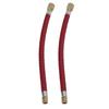 2pcs Bike Pump Extension Hose Increasing 16.6cm 6.5in Length Nylon Copper Materials Double Valve Design Inflator Tube