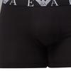 Emporio Armani Мужские боксеры с принтом логотипа, эластичные, упаковка из 3 штук, нижнее белье, черный, серый 111473-4R715-35321