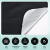 2Pcs Adult Bibs for Elderly Elastic Waterproof Dining Clothing Protectors Reusable Apron with Crumb Catcher for Special Needs