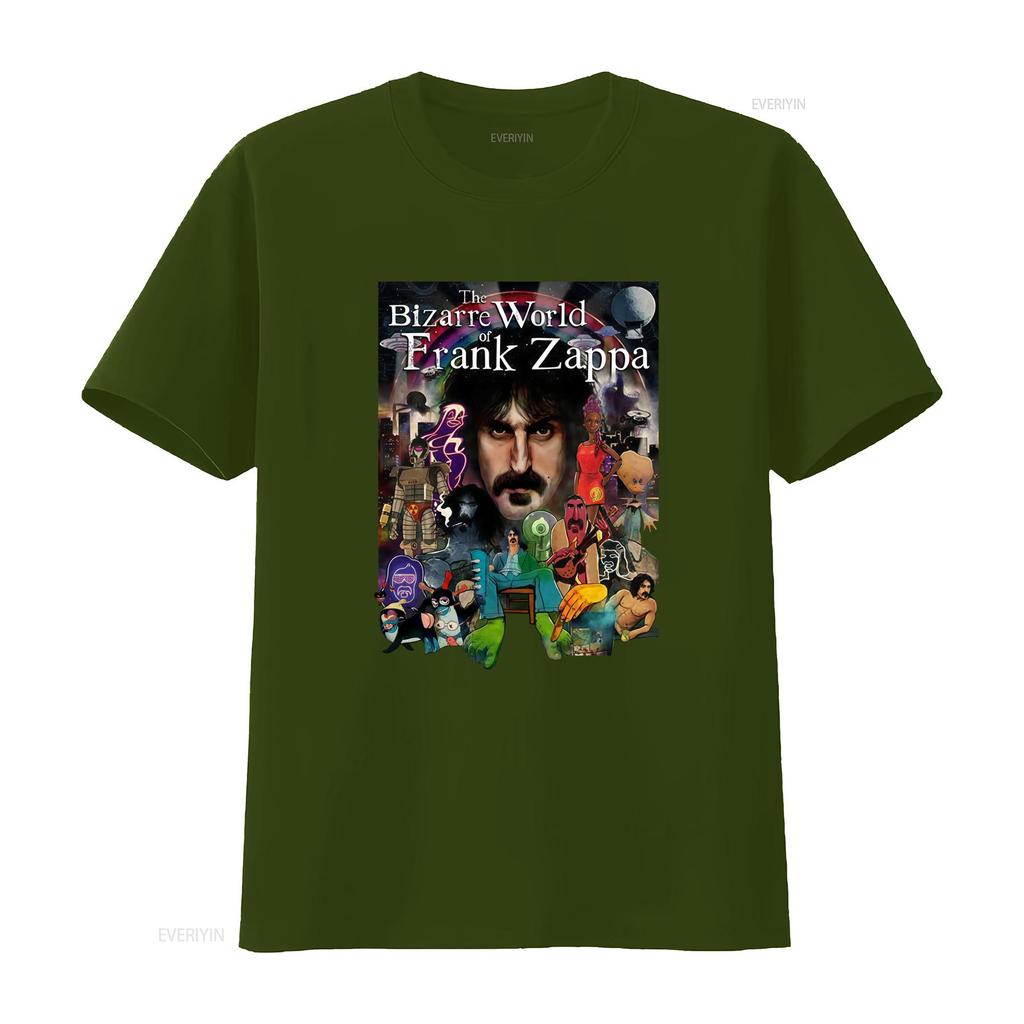 Frank Zappa T Shirt The Bizarre World Of 2019 Tour Design Available In Size Xs Vintage Washed Unisex Streetwear Casual Soft