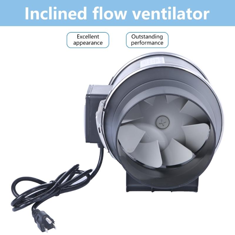 6" Plastic Ventilation Exhaust Fan Compact 150mm Plastic Ventilator Fan Simple Install for Improved Home Air Quality