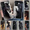 Чехол для телефона Animal Black Horse для Samsung Galaxy A17 A16 A26 A36 A56 A57 A37 A15 A25 A35 A55 A14 A24 A34 A54 A13 A23 A33 A53 Gal