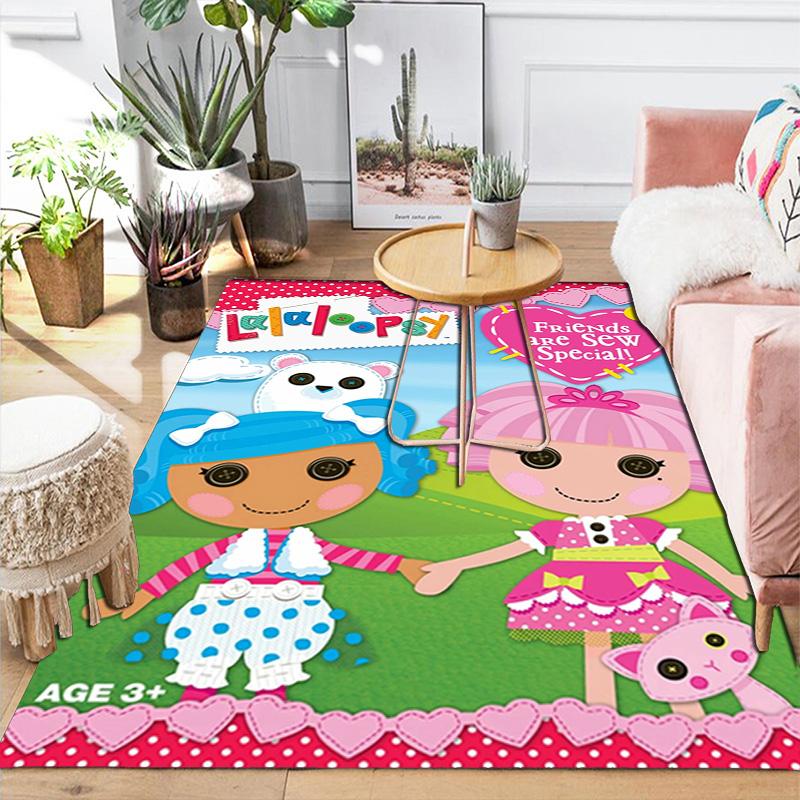 Коврик Lalaloopsy для пола в гостиную или спальню. Мягкий и удобный ковер. Подарок на день рождения и праздник.